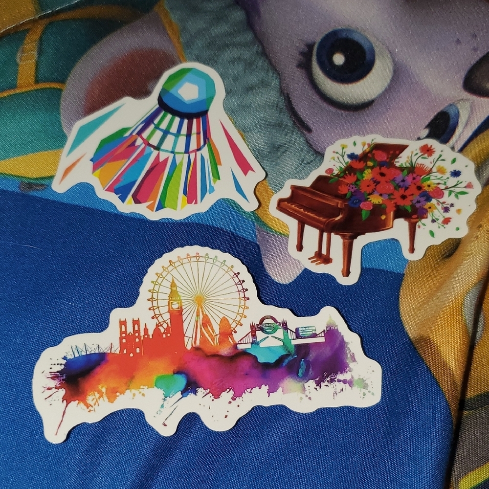 🌈FREE W/BUNDLE🌈 Set Of 3 Colorful Stickers